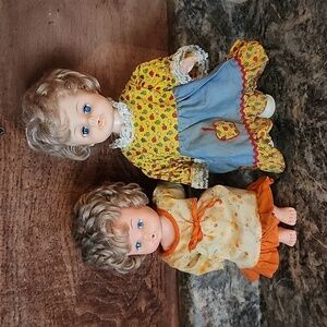 Vintage Dolls Made In Hong Kong Lot Of 2